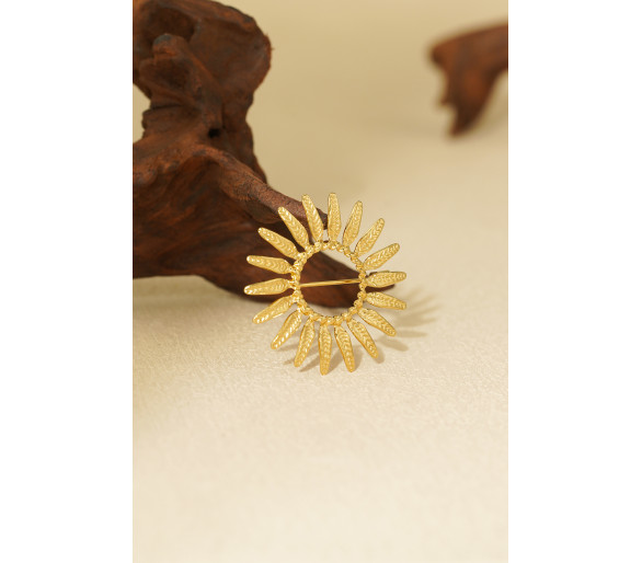 Broche sun perfect - Goud kleur