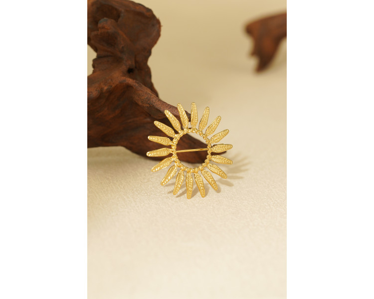 Broche sun perfect - Goud kleur