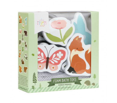 Foam bath toys: Forest friends