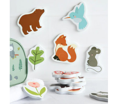 Foam bath toys: Forest friends