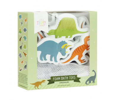 Foam bath toys: Dinosaurs