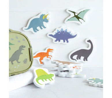 Foam bath toys: Dinosaurs