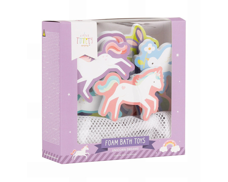 Foam bath toys: Unicorn Dreams