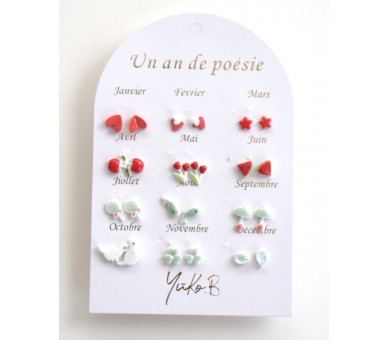 Une année de poésie rouge - rouge eau