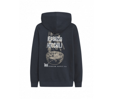 GRUNT : Hoodie met print achteraan