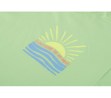 SOMEONE : T-shirt met zonsopgangprint