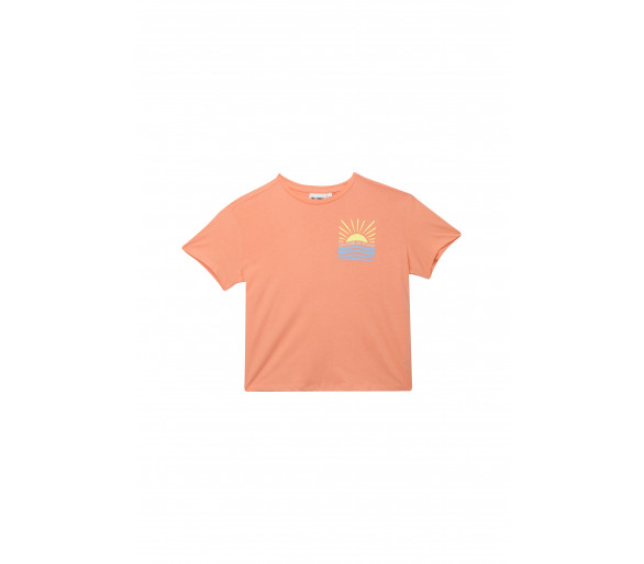 SOMEONE : T-shirt met zonsopgangprint