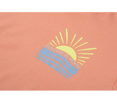 SOMEONE : T-shirt met zonsopgangprint