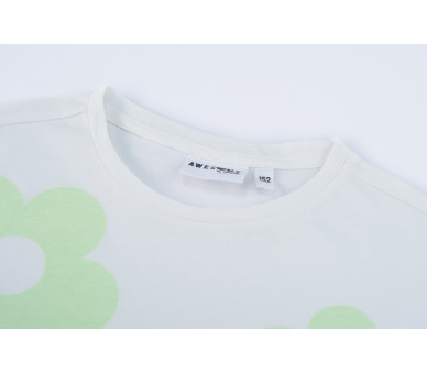SOMEONE : T-shirt met felgroene bloemen