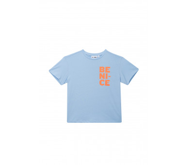 SOMEONE : T-shirt met fluo tekstprint