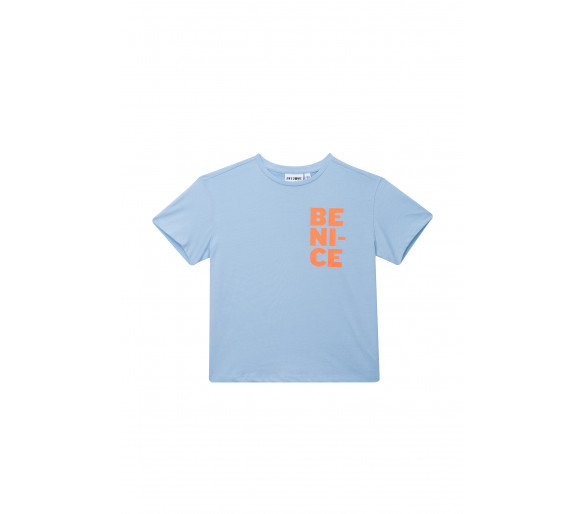 SOMEONE : T-shirt met fluo tekstprint