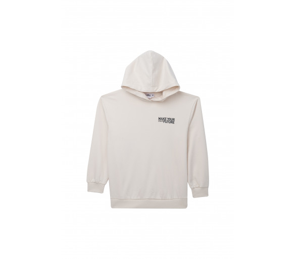 SOMEONE : Hoodie met gekruiste capuchon