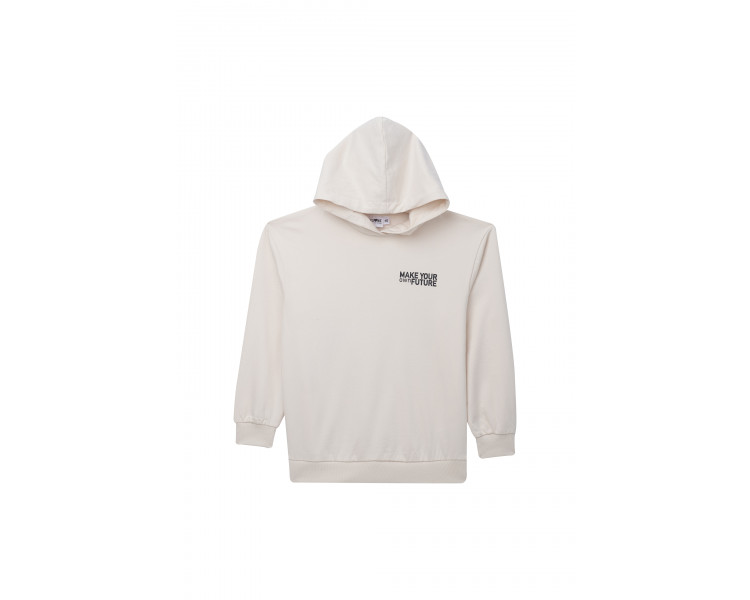 SOMEONE : Hoodie met gekruiste capuchon