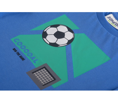 SOMEONE : T-shirt met voetbalprint