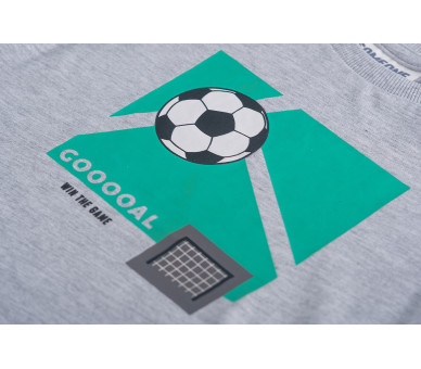 SOMEONE : T-shirt met voetbalprint