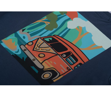 SOMEONE : T-shirt met camperprint