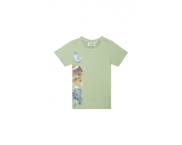 SOMEONE : T-shirt met safaridieren SOMEONE : T-shirt met safaridieren