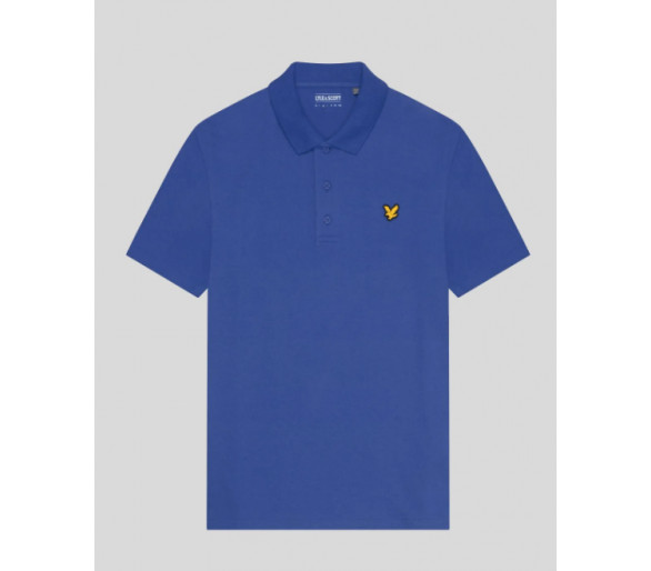 LYLE & SCOTT : Polo uni avec logo sur la poitrine