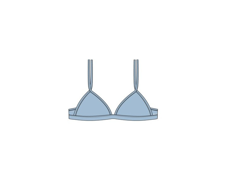 Girls padded triangle angel fa Girls padded triangle angel fa