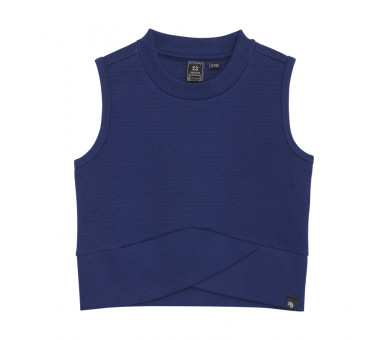 INDIAN BLUE : Cropped Singlet