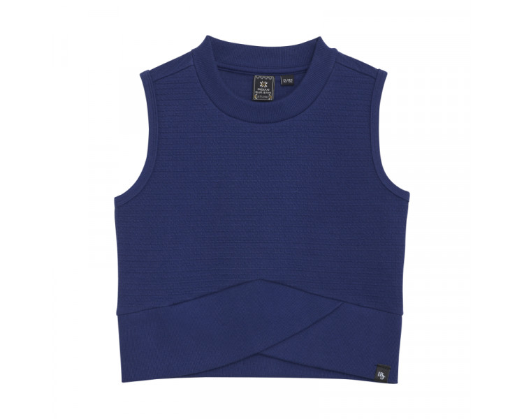 INDIAN BLUE : Cropped Singlet