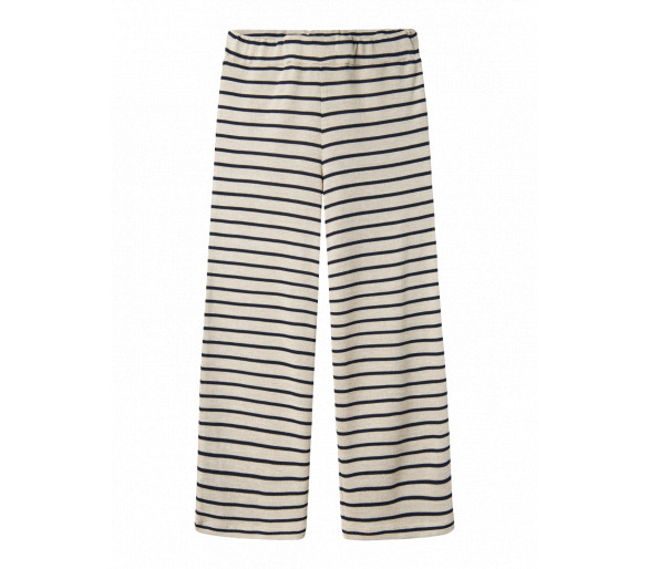 NAME IT : Pantalon large et ample à rayures