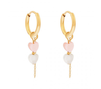 Earrings minimalist love stories