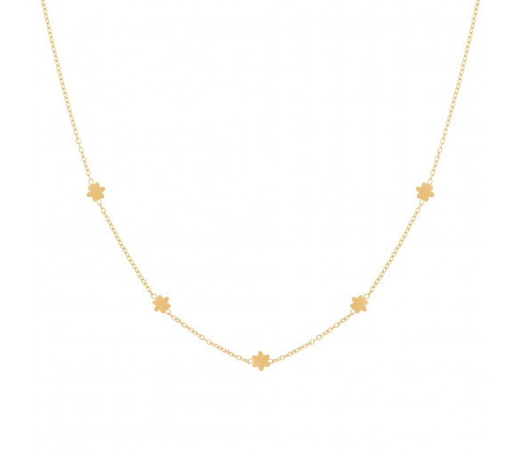 Ketting bedel bloemen