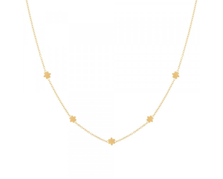 Ketting bedel bloemen Ketting bedel bloemen