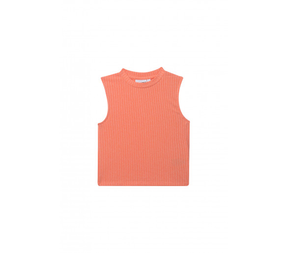 SOMEONE : Cropped top met kleine opstaande kraag