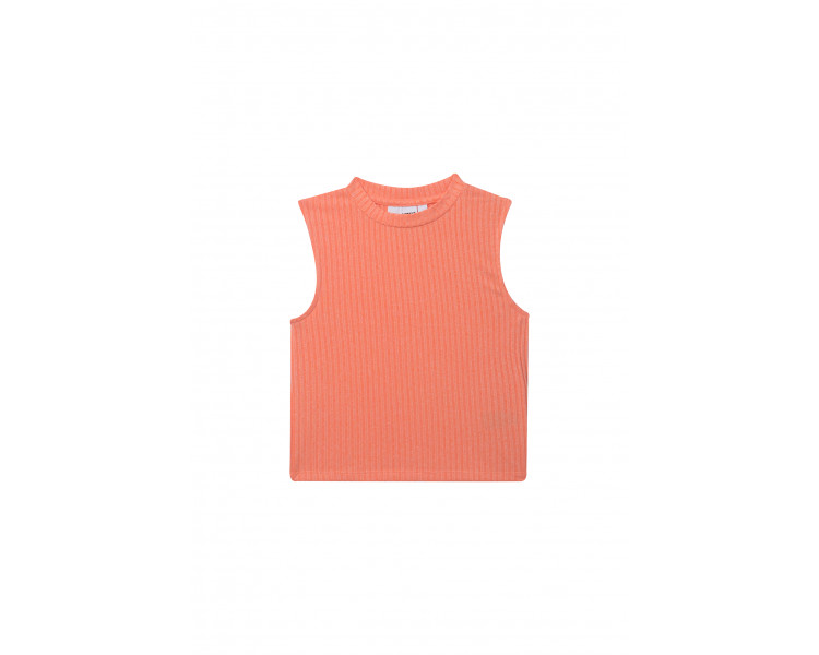 SOMEONE : Cropped top met kleine opstaande kraag