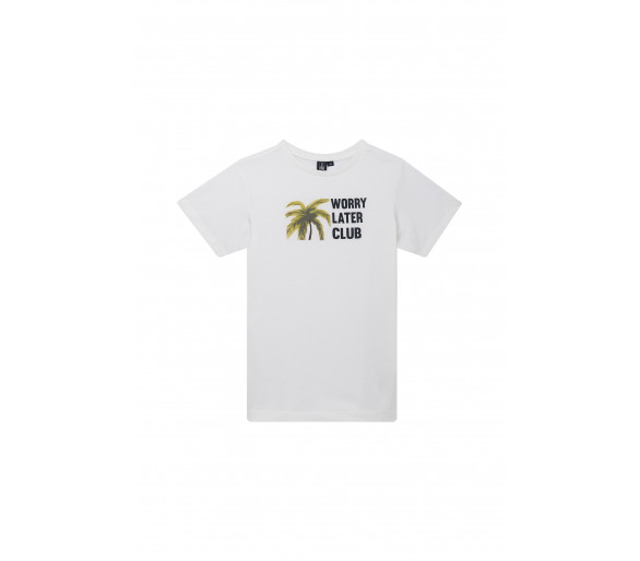 SOMEONE : T-shirt met palmboomprint