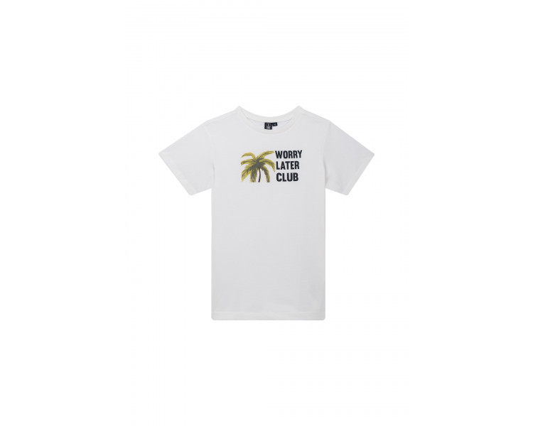 SOMEONE : T-shirt met palmboomprint