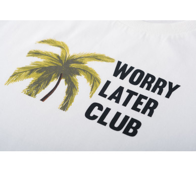 SOMEONE : T-shirt met palmboomprint