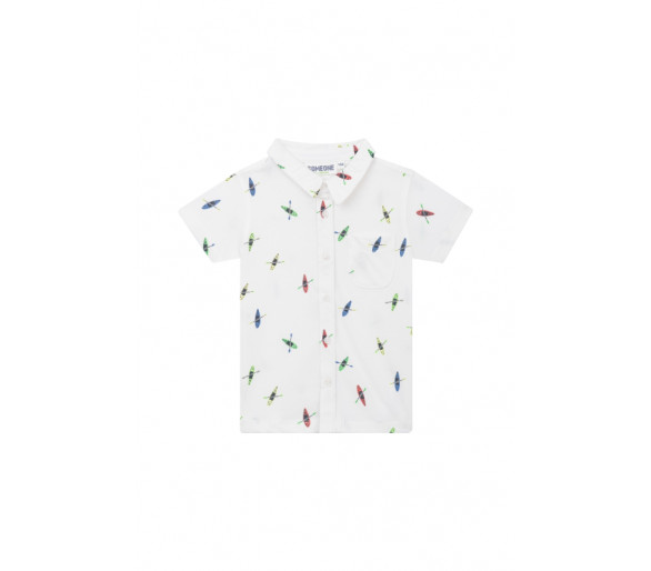 SOMEONE : Chemise avec imprimé pistolet