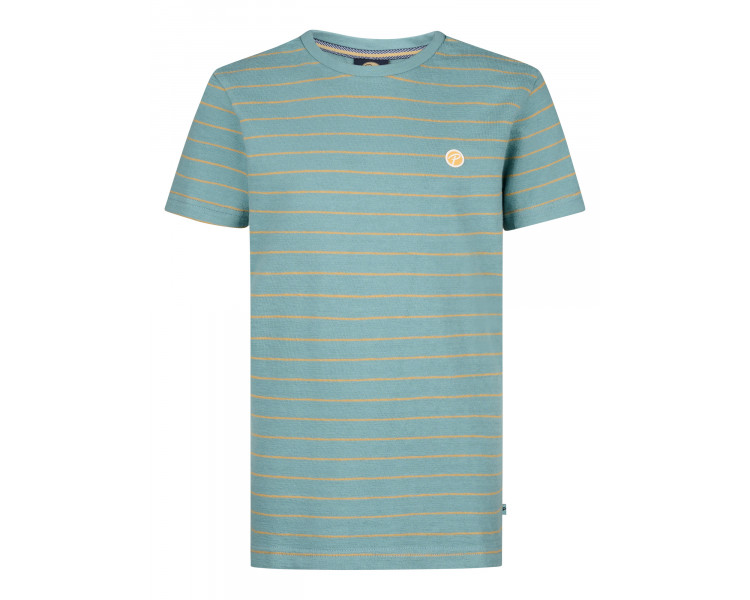 PETROL : T-shirt à fines rayures