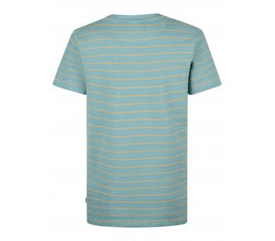 PETROL : T-shirt à fines rayures