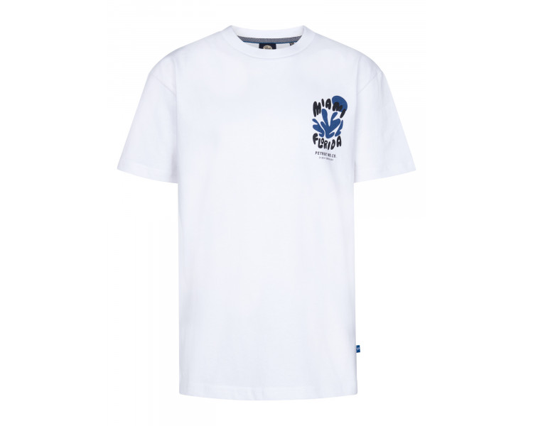PETROL : Boys T-Shirt SS Bright White