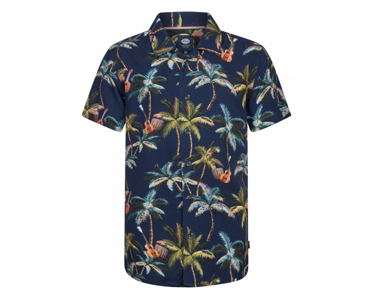 PETROL : Hemd met zomerse print