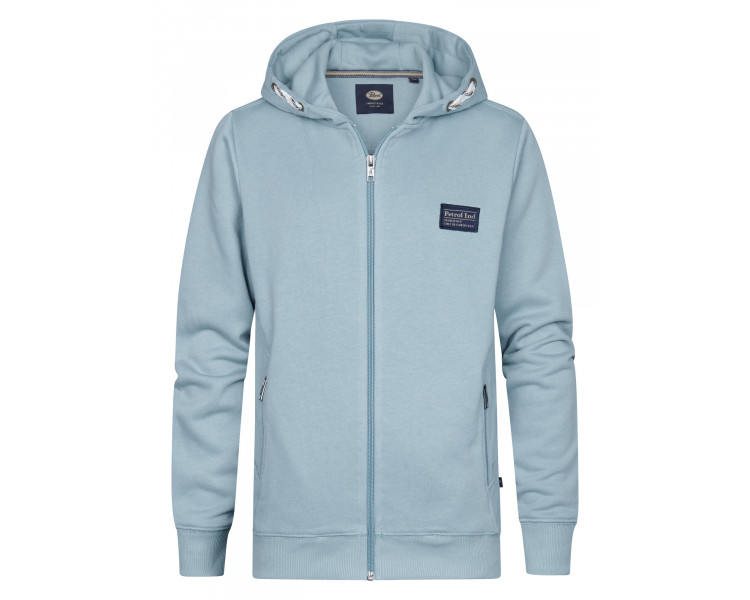 PETROL : Sweat cardigan met kap