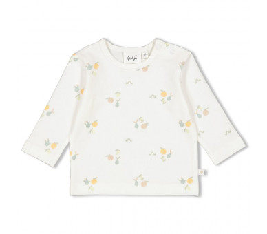 FEETJE : Longsleeve AOP - Picnic Party Offwhite