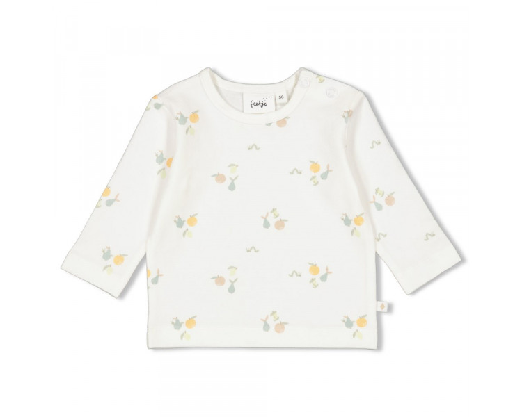 FEETJE : Longsleeve AOP - Picnic Party Offwhite