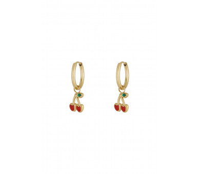 Boucles d'oreilles cerise sur le gâteau