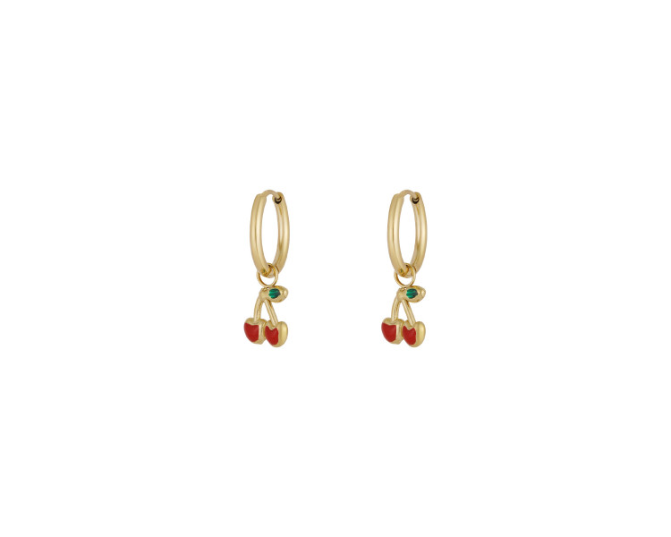 Boucles d'oreilles cerise sur le gâteau