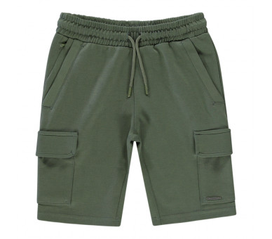CARS : Losse cargoshort in sweat stof