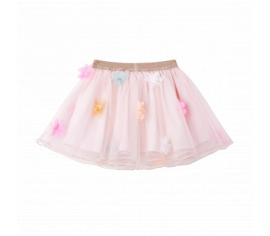 SOMEONE : Rok met mesh bloemen