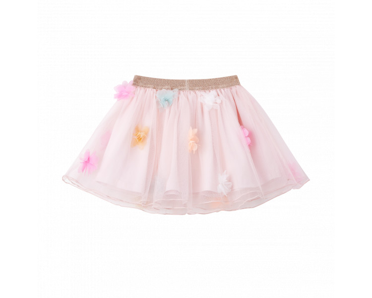 SOMEONE : Rok met mesh bloemen