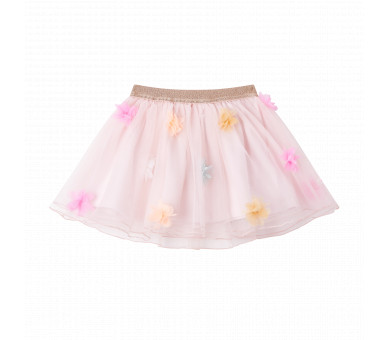 SOMEONE : Rok met mesh bloemen