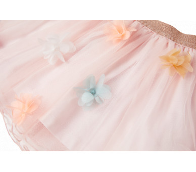 SOMEONE : Rok met mesh bloemen