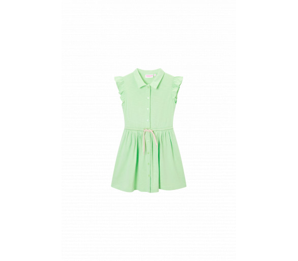 SOMEONE : Robe à manches courtes avec volants